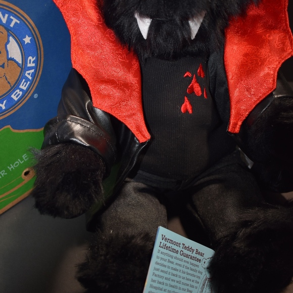Vermont Teddy Bear Co. Dracula Bear - Picture 3 of 5